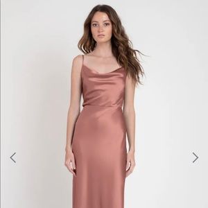Jenny Yoo Sylvie bridesmaid dress in wild rose - Size 10